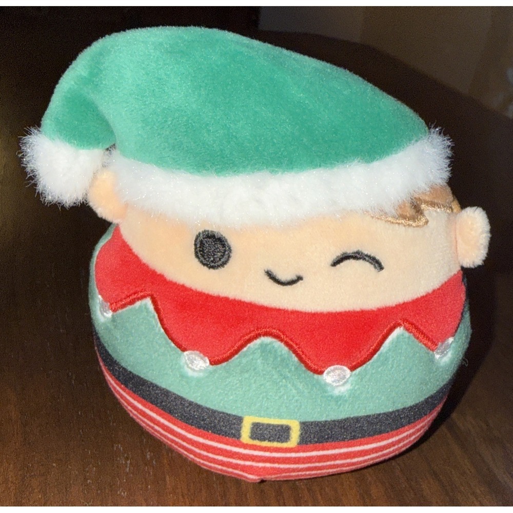 Squishmallow Bartie the Elf 5" Christmas 2022 Soft Plush‎ Stuffed Kellytoy
